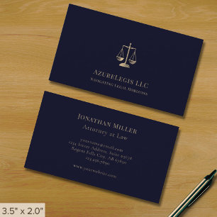 Carte de visite professionnelle échelle de justice