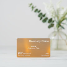 Carte de visite professionnelle Élégance Or