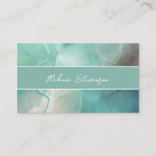 Carte de visite professionnelle en marbre pastel