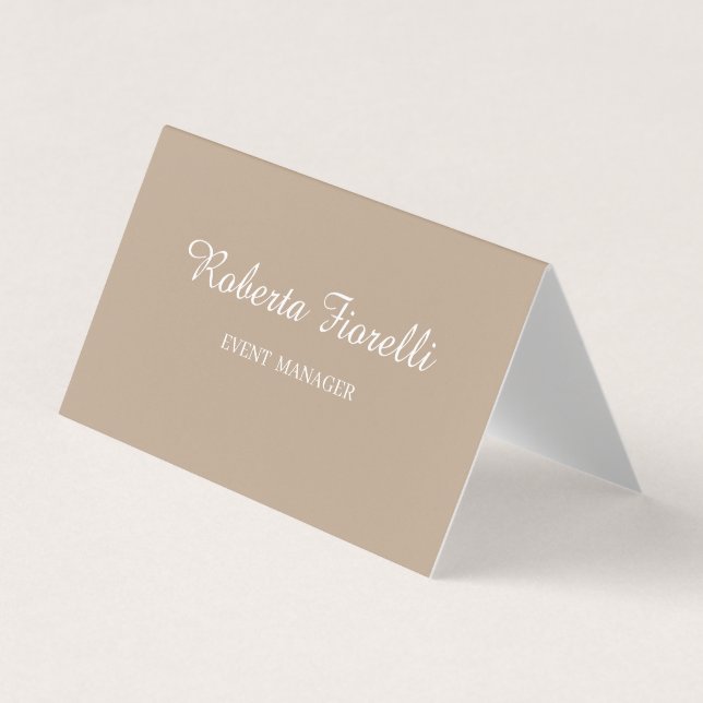 Carte de visite professionnelle minimale (Devant)