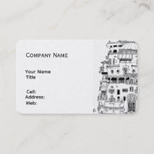 Carte de visite professionnelle modèle blanc de ba