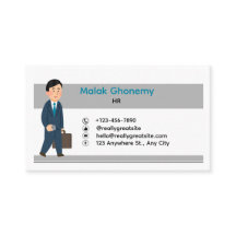 Carte de visite professionnelle moderne