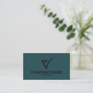 Carte de visite professionnelle moderne avec QR co