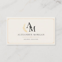Carte de visite professionnelle moderne et minimal