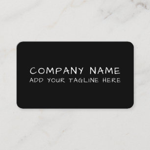 Carte de visite professionnelle moderne minimalist