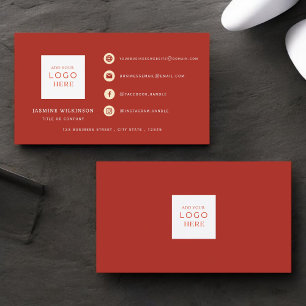Carte de visite professionnelle moderne minimalist