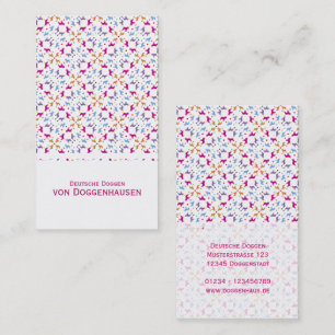 Carte de visite professionnelle Pastel pour Profes