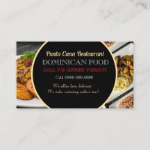 Carte de visite professionnelle pour la restaurati