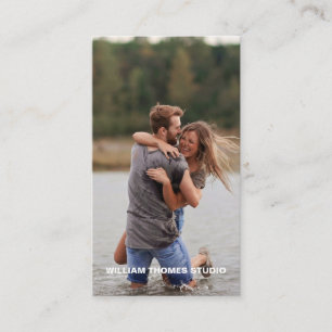 Carte de visite professionnelle pour portfolio de