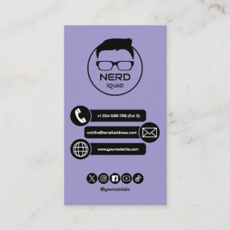 Carte de visite professionnelle pour technicien en