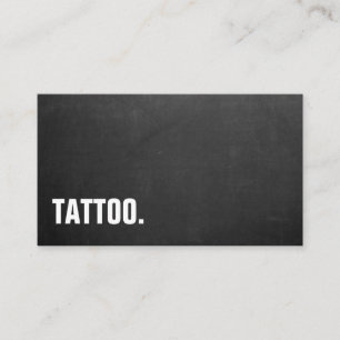Carte de visite professionnelle tatouage minimalis