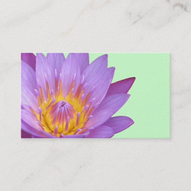 Carte De Visite Profil/carte de visite de Lotus (Devant)