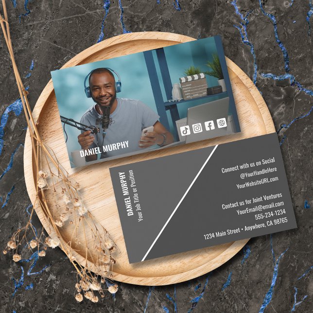 Carte De Visite Profil des médias sociaux (Créateur téléchargé)