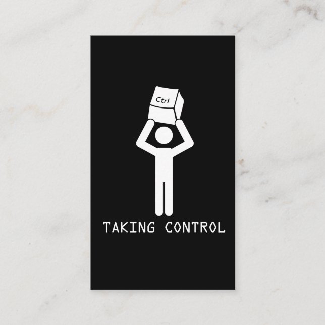 Carte De Visite Programmeur de commande de clavier Informatique Ne (Devant)