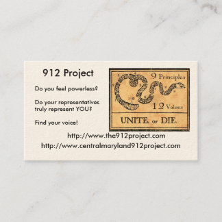 Carte De Visite Projet 912