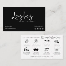 Prolongations Lash Instructions de post-soins Mode