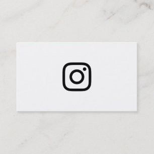 Carte De Visite promo d'instagram