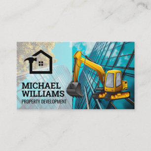 Carte De Visite Promoteur immobilier Construction Immobilier