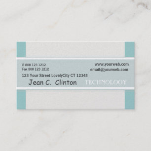 Carte De Visite Promotion géométrique Abstraite Pastel Sky Blue