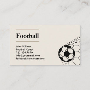 Carte de visite propre   jour de match   papa spor
