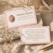 Propriétaire de boulangerie de cupcakes rose esthé
