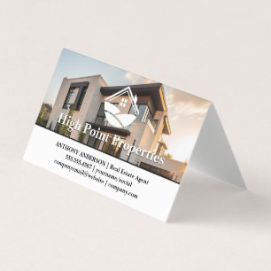 Carte De Visite Propriété Moderne de Luxe Immobilier
