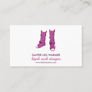 Carte De Visite Protège-tibia haut de chaussette