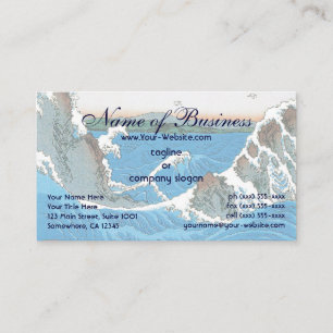 Carte De Visite Province d'Awa, Naruto Whirlpools par Ando Hiroshi