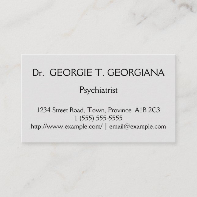 Carte de visite psychiatre propre (Devant)