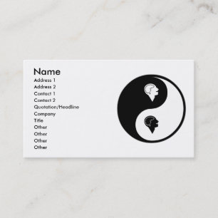 Carte De Visite Psychologie de Yin Yang