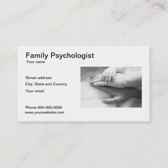 Carte de visite psychologue (Devant)
