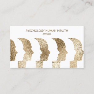 Carte De Visite Psychologue Visages humains Visages mentaux