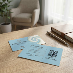 Carte De Visite Psychothérapeutes Entreprise de Thérapie   Spiral 