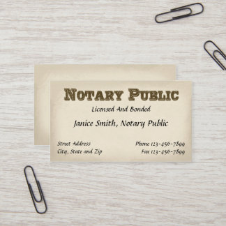 Carte de visite public