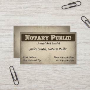 Carte de visite public