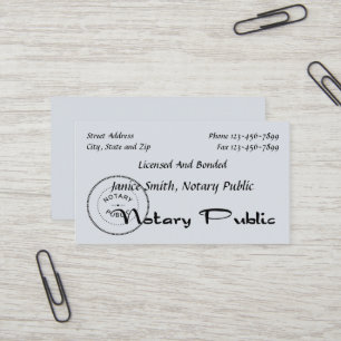 Carte de visite public
