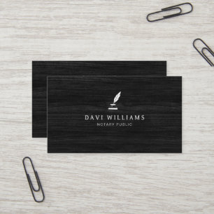 Carte de visite public notaire professionnel
