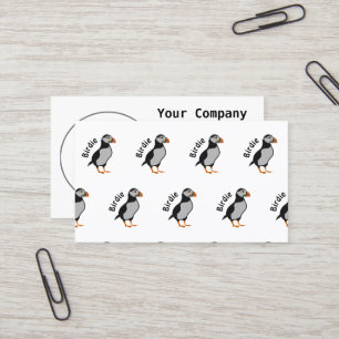 Carte De Visite Puffin Atlantique debout La Bonne Chuck Birdie