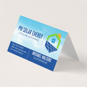 Carte De Visite Puissance solaire Ciel