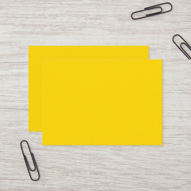 Carte de visite puissant jaune d'autobus scolaire (Devant/Arrière en situation)