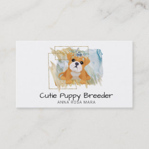 Carte De Visite *~* Puppy Dog Breeder - Marcheur de garde de jour
