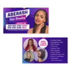 Purple Rose Africain Cheveux Brailler Photo Salon 