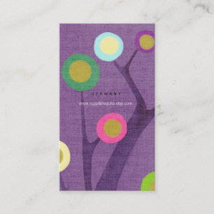 Carte de visite Purple Tree