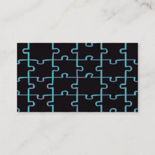 Carte De Visite Puzzle noir