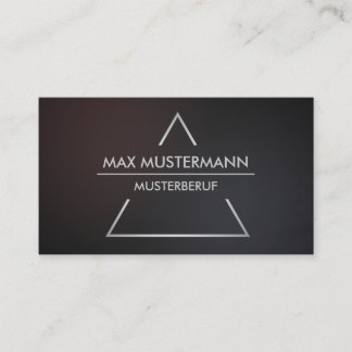 Carte De Visite Pyramide moderne d'Elegante