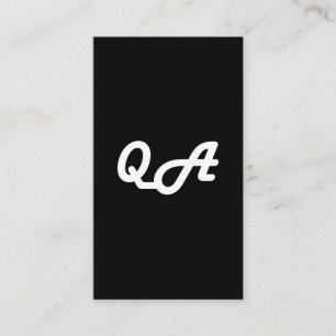 CARTE DE VISITE QA pour la conception de test qa