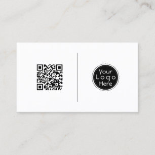 Carte De Visite QR-Code, beruflich minimalistische soziale Medien