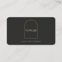 Carte de visite QR Code Luxe Moderne à cravate noi