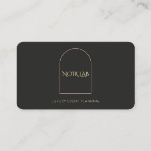 Carte de visite QR Code Luxe Moderne à cravate noi
