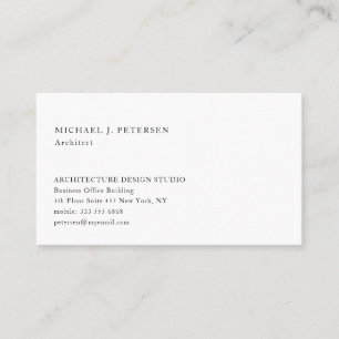 Carte De Visite QR CODE modèle professionnel de base moderne